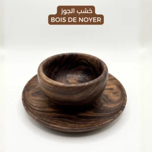 Solid Walnut Wood Bowl