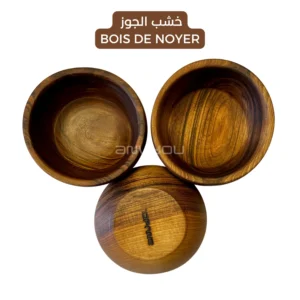 Solid Walnut Wood Bowl