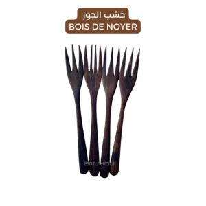 Elegant Walnut Wood Forks