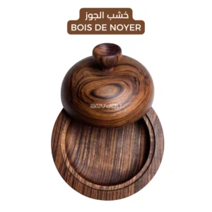 Walnut Wood Tagine – 30 cm